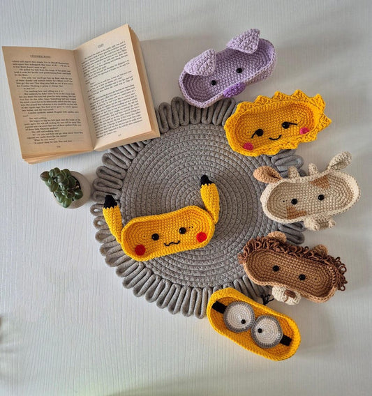 Crochet Glasses Holder, Teddy Bear Eyeglass Tray, Glasses Holder Bear , Gift For Bear Lover, Funny Gift, Crochet Bear Glasses Case